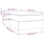 Cama box spring con colchón cuero sintético capuchino 90x190 cm de vidaXL, Camas y somieres - Ref: Foro24-3144583, Precio: 28...