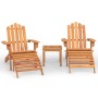 Juego de muebles de jardín Adirondack 3 piezas madera acacia de vidaXL, Conjuntos de jardín - Ref: Foro24-3152122, Precio: 27...