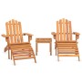 Juego de muebles de jardín Adirondack 3 piezas madera acacia de vidaXL, Conjuntos de jardín - Ref: Foro24-3152122, Precio: 27...