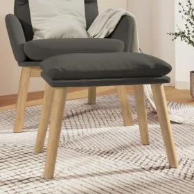Reposapiés de terciopelo gris oscuro 45x29,5x35 cm de vidaXL, Otomanas - Ref: Foro24-341436, Precio: 36,11 €, Descuento: %