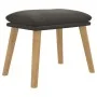 Reposapiés de terciopelo gris oscuro 45x29,5x35 cm de vidaXL, Otomanas - Ref: Foro24-341436, Precio: 36,11 €, Descuento: %