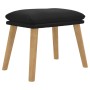Reposapiés de terciopelo negro 45x29,5x35 cm de vidaXL, Otomanas - Ref: Foro24-341441, Precio: 39,99 €, Descuento: %