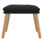 Reposapiés de terciopelo negro 45x29,5x35 cm de vidaXL, Otomanas - Ref: Foro24-341441, Precio: 39,99 €, Descuento: %
