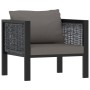 Muebles jde ardín 5 pzas y cojines ratán sintético antracita de vidaXL, Conjuntos de jardín - Ref: Foro24-49408, Precio: 464,...