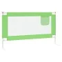 Safety rail child's bed green fabric 140x25 cm by vidaXL, Safety railings - Ref: Foro24-10192, Price: 31,75 €, Discount: %