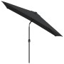 Sombrilla de jardín con palo de metal negro 300x200 cm de vidaXL, Sombrillas - Ref: Foro24-47128, Precio: 73,70 €, Descuento: %