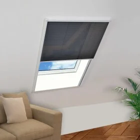 Mosquitera plisada para ventanas aluminio 60x80cm de vidaXL, Mosquiteras para ventanas - Ref: Foro24-142610, Precio: 29,69 €,...