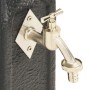 Cisterna de jardín con grifo aspecto de piedra gris antracita de vidaXL, Sistemas de riego - Ref: Foro24-316182, Precio: 80,3...