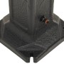 Cisterna de jardín con grifo aspecto de piedra gris antracita de vidaXL, Sistemas de riego - Ref: Foro24-316182, Precio: 80,3...