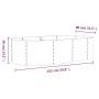 Jardinera arriate acero recubrimiento polvo verde 152x80x36 cm de vidaXL, Maceteros y jardineras - Ref: Foro24-318913, Precio...