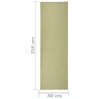 Alfombra de exterior de tejido plano verde 80x250 cm de vidaXL, Alfombras - Ref: Foro24-340807, Precio: 41,47 €, Descuento: %