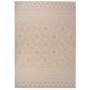 Alfombra de exterior de tejido plano rayas marrones 140x200 cm de vidaXL, Alfombras - Ref: Foro24-340866, Precio: 54,35 €, De...