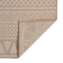 Alfombra de exterior de tejido plano rayas marrones 140x200 cm de vidaXL, Alfombras - Ref: Foro24-340866, Precio: 54,35 €, De...