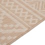 Alfombra de exterior de tejido plano rayas marrones 140x200 cm de vidaXL, Alfombras - Ref: Foro24-340866, Precio: 54,35 €, De...