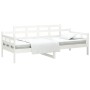 Sofá cama madera maciza de pino blanco 80x200 cm de vidaXL, Camas y somieres - Ref: Foro24-820333, Precio: 112,88 €, Descuent...