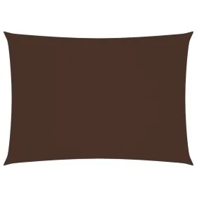 Rectangular sail awning brown Oxford fabric 3x4 m by vidaXL, Umbrellas - Ref: Foro24-135815, Price: 42,70 €, Discount: %