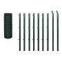 Set de euro valla acero verde 10x1,2 m de vidaXL, Paneles de vallas - Ref: Foro24-140566, Precio: 171,13 €, Descuento: %