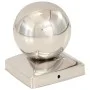 Post caps 6 pcs stainless steel globe end 91x91 mm by vidaXL, Accessories for gates and fences - Ref: Foro24-145495, Price: 5...