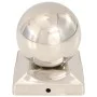 Post caps 6 pcs stainless steel globe end 91x91 mm by vidaXL, Accessories for gates and fences - Ref: Foro24-145495, Price: 5...