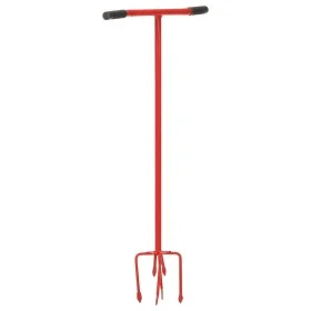 Gartenkralle aus rotem Stahl von vidaXL, Wachsende Werkzeuge - Ref: Foro24-146153, Preis: 68,24 €, Rabatt: %