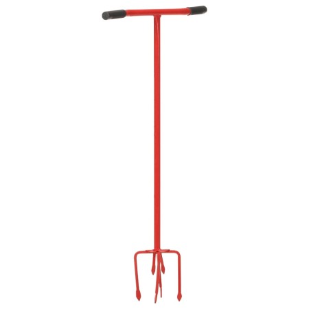 Garra de jardín de acero rojo de vidaXL, Herramientas de cultivo - Ref: Foro24-146153, Precio: 72,67 €, Descuento: %
