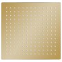 Cabezal ducha efecto lluvia acero inox cuadrado dorado 25x25cm de vidaXL, Cabezales de ducha - Ref: Foro24-147709, Precio: 18...