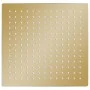 Cabezal ducha efecto lluvia acero inox cuadrado dorado 25x25cm de vidaXL, Cabezales de ducha - Ref: Foro24-147709, Precio: 21...