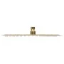 Cabezal ducha efecto lluvia acero inox cuadrado dorado 25x25cm de vidaXL, Cabezales de ducha - Ref: Foro24-147709, Precio: 21...