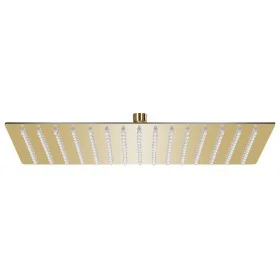 Golden square stainless steel rain effect shower head 40x30cm by vidaXL, shower heads - Ref: Foro24-147714, Price: 33,89 €, D...