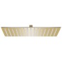 Cabezal ducha efecto lluvia acero inox cuadrado dorado 40x30cm de vidaXL, Cabezales de ducha - Ref: Foro24-147714, Precio: 34...