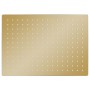 Cabezal ducha efecto lluvia acero inox cuadrado dorado 40x30cm de vidaXL, Cabezales de ducha - Ref: Foro24-147714, Precio: 34...