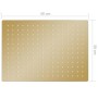 Cabezal ducha efecto lluvia acero inox cuadrado dorado 40x30cm de vidaXL, Cabezales de ducha - Ref: Foro24-147714, Precio: 34...