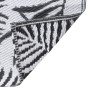 Alfombra de exterior PP blanco y negro 80x150 cm de vidaXL, Protectores para exterior - Ref: Foro24-310424, Precio: 20,05 €, ...