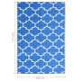 Alfombra de exterior PP azul 190x290 cm de vidaXL, Protectores para exterior - Ref: Foro24-317001, Precio: 59,85 €, Descuento: %