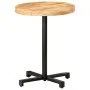 Round bistro table rough mango wood Ø60x75 cm by vidaXL, Kitchen and dining tables - Ref: Foro24-320265, Price: 99,98 €, Disc...