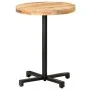 Round bistro table rough mango wood Ø60x75 cm by vidaXL, Kitchen and dining tables - Ref: Foro24-320265, Price: 99,98 €, Disc...