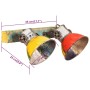 Lámpara de pared industrial multicolor E27 45x25 cm de vidaXL, Lámparas - Ref: Foro24-344390, Precio: 66,03 €, Descuento: %