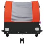 Remolque para bicicleta hierro negro y naranja 45 kg de vidaXL, Remolques para bicicletas - Ref: Foro24-94145, Precio: 86,91 ...