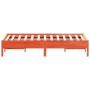 Estructura de cama madera maciza pino marrón cera 140x190 cm de vidaXL, Camas y somieres - Ref: Foro24-842717, Precio: 107,82...