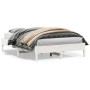 Estructura de cama madera maciza de pino blanco 120x200 cm de vidaXL, Camas y somieres - Ref: Foro24-842703, Precio: 115,37 €...