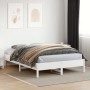 Estructura de cama madera maciza de pino blanco 120x200 cm de vidaXL, Camas y somieres - Ref: Foro24-842703, Precio: 115,37 €...