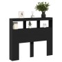 Cabecero de cama con LED negro 120x17x102 cm de vidaXL, Cabeceros y pies de cama - Ref: Foro24-839190, Precio: 82,10 €, Descu...
