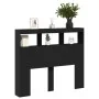 Cabecero de cama con LED negro 120x17x102 cm de vidaXL, Cabeceros y pies de cama - Ref: Foro24-839190, Precio: 80,76 €, Descu...
