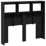 Cabecero de cama con LED negro 120x17x102 cm de vidaXL, Cabeceros y pies de cama - Ref: Foro24-839190, Precio: 80,76 €, Descu...