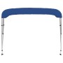 Toldo Bimini de 3 arcos azul 183x180x137 cm de vidaXL, Cubiertas para almacenamiento de barcas - Ref: Foro24-92365, Precio: 1...