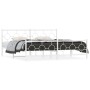 Estructura cama metal con cabecero y pie cama blanco 193x203 cm de vidaXL, Camas y somieres - Ref: Foro24-376299, Precio: 129...
