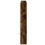 Cabecero de cama con luz LED roble ahumado 100x16,5x103,5 cm de vidaXL, Cabeceros y pies de cama - Ref: Foro24-839235, Precio...