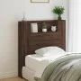 Cabecero de cama con luz LED marrón roble 100x16,5x103,5 cm de vidaXL, Cabeceros y pies de cama - Ref: Foro24-839237, Precio:...
