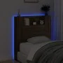 Kopfteil in Eichenbraun mit LED-Licht, 100 x 16,5 x 103,5 cm von vidaXL, Kopf- und Fußteile - Ref: Foro24-839237, Preis: 78,2...