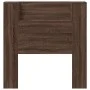Cabecero de cama con luz LED marrón roble 100x16,5x103,5 cm de vidaXL, Cabeceros y pies de cama - Ref: Foro24-839237, Precio:...